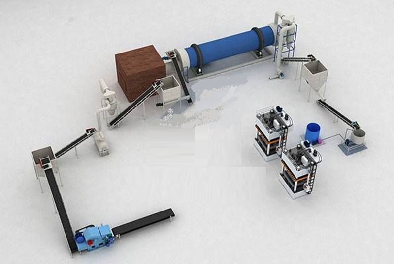 Compressed wood pallet machines/ compressed wood pallet production line
